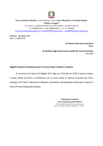 19/05/2017 - Liceo Artistico e Musicale