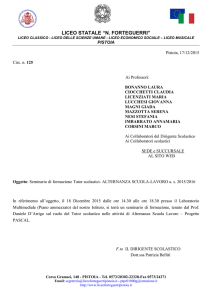 Circ. 125 - Seminario TUTOR SCOLASTICO 2015