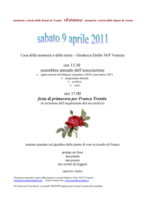 rEsistenze memoria e storia delle donne in veneto
