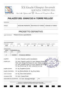 PROGETTO DEFINITIVO PALAZZO DEL GHIACCIO A TORRE