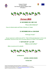 natale 2016 - Comune di Catania