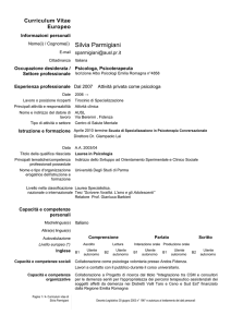 Europass CV - AUSL Parma