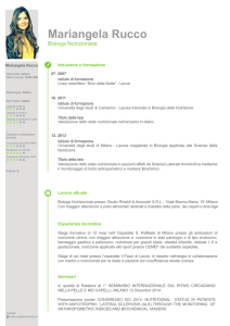 leggi il curriculum