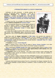 L`Interactive Group e il film di Tornatore