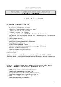 ITIS "N. BALDINI" RAVENNA PROGRAMMA DI ELETTRONICA