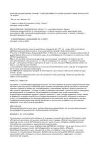 SCHEDA PRESENTAZIONE PROGETTO PER DELIBERA