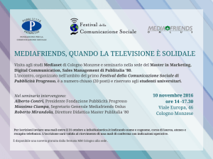 programma - Fondazione Pubblicità Progresso