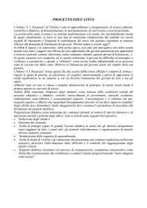 progetto educativo - JJ ROUSSEAU .:. Viterbo