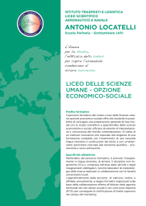 Liceo Scienze Umane - Istituto Virgo Lauretana