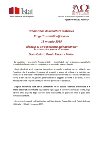 Promozione della cultura statistica Progetto statistica@scuola 13