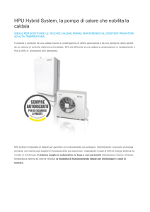 HPU Hybrid System, la pompa di calore che nobilita la caldaia
