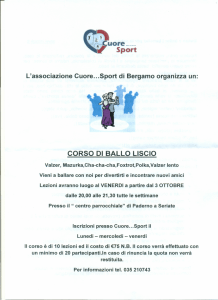 corso di ballo liscio