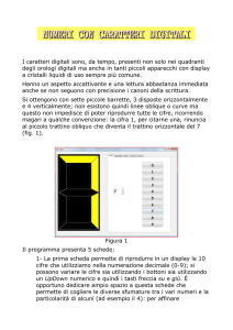 NUMERI CON CARATTERI DIGITALI
