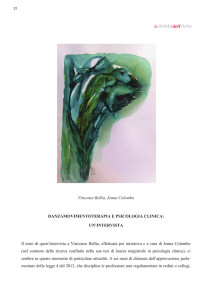 danzamovimentoterapia e psicologia clinica: un