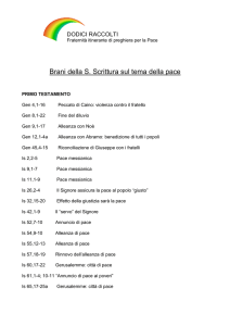 Brani della S. Scrittura sul tema della pace
