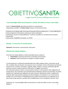 I nuovi paradigmi della comunicazione in sanità: dal