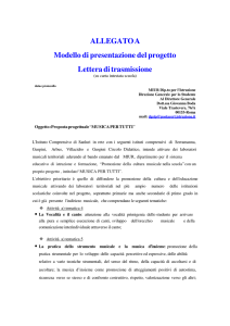 Proposta Progetto Musica per Tutti: Istruzione Musicale nelle Scuole