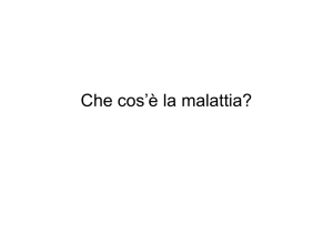Che cos`è la malattia?