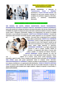 Locandina nuova articolazione Sistemi Informativi Aziendali