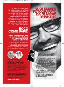 vuoi essere fotografato da oliviero toscani? ecco come fare!