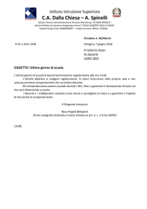 N. 54 ultimo giorno di scuola