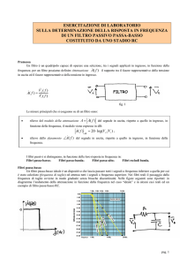 esercitazione di laboratorio sulla determinazione