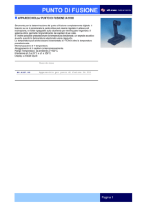 punto di fusione - Sil.mar. instruments srl