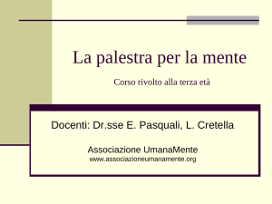 slides - Associazione UmanaMente