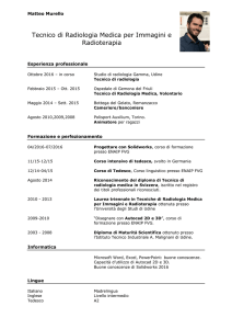 Tecnico di Radiologia Medica per Immagini e Radioterapia