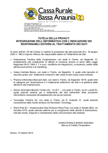 elenco resp.esterni - Cassa Rurale Bassa Anaunia