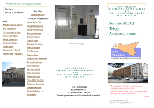 Servizio MCAU Triage Accesso alle cure