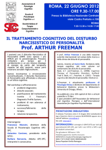 il trattamento cognitivo del disturbo narcisistico