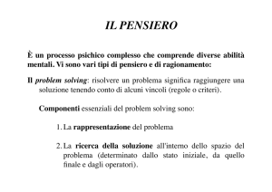 IL PENSIERO - Dipartimento di Scienze della Formazione