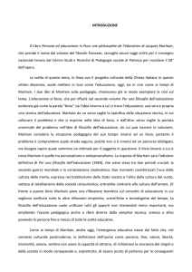 INTRODUZIONE Il Libro Persona ed educazione
