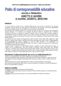 SCUOLA PRIMARIA DIRITTI E DOVERI di ALUNNI, DOCENTI