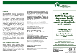 Il TTAP TEACCH Transition Assessment Profile