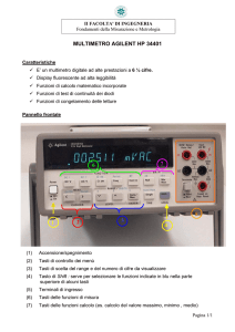 multimetro agilent hp 34401 2 7 3 5 6 1 4