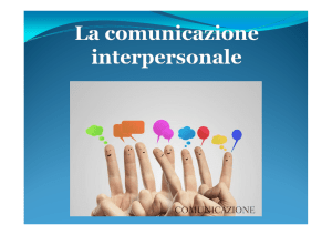 La comunicazione interpersonale