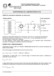 esperienza di laboratorio n°8