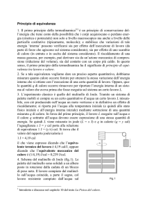 Principio di equivalenza 1. Il primo principio della