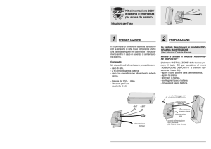 Notice FAAC alimentation secourue 2701067 rev1_ita.qxd