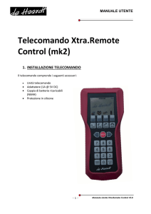 Telecomando Xtra.Remote Control (mk2)