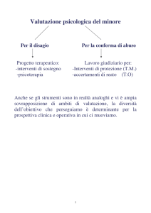 La valutazione psicologica del minore