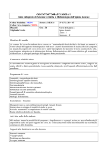 Odontostomatologia I