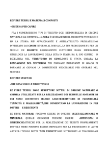LE FIBRE TESSILI E MATERIALI COMPOSTI