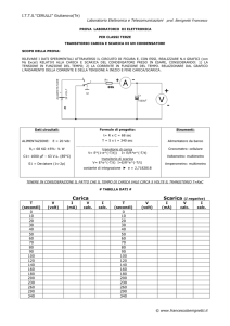 prova di laboratorio di elettronica