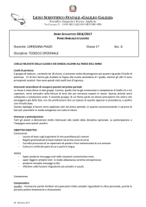 Programmazione 1A - Liceo Galileo Galilei