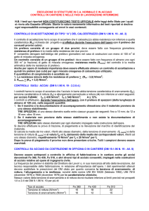 ESECUZIONE DI STRUTTURE IN C.A. NORMALE E IN ACCIAIO