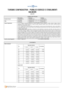 turismo confindustria - pubblici esercizi e stabilimenti