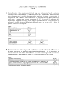 APPLICAZIONI INDUSTRIALI ELETTRICHE TEMA 44 1) Un